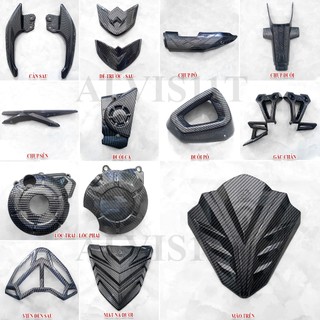 Ốp trang trí xe winner x v3 2022 2024 carbon artistar