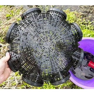 Rọ bẫy lươn tôm cua cá 3 8 cửa, ống trúm lươn 45 62cm + tặng kèm hộp đựng mồi
