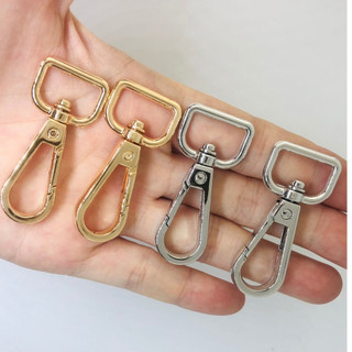 Móc cua lọt lòng 1.5cm, hàng không chữ, màu Vàng và Bạc