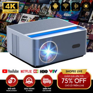 Máy chiếu mini KAW K880 siêu nét Full HD 1080, thiết kế tinh tế, sang trọng độ sáng đều các góc - đổi mới 30 ngày BH 12T