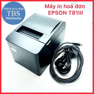 Máy in hóa đơn epson tm t81iii, máy in hoá đơn nhiệt epson tm t81iii kết nối cổng lan+usb