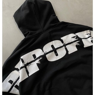RIPOFFF Backbullet Boxy Hoodie - Black (Áo khoác tay dài nỉ bông)