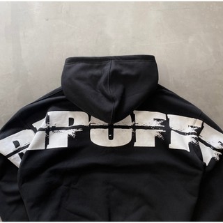 RIPOFFF Backbullet Boxy Hoodie - Black (Áo khoác tay dài nỉ bông)