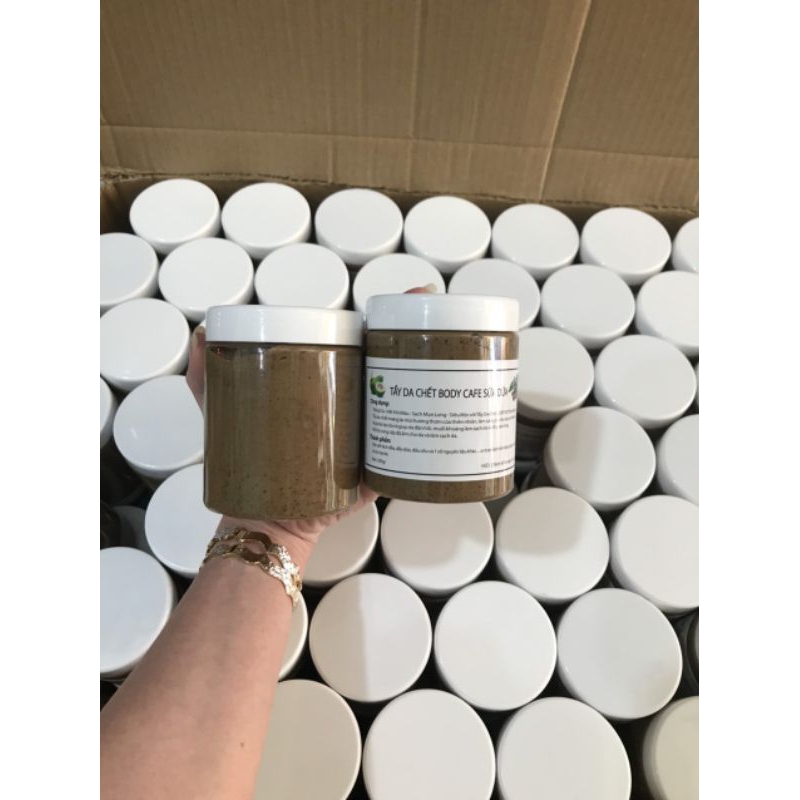 Tẩy tế bào chết cà phê sữa dừa