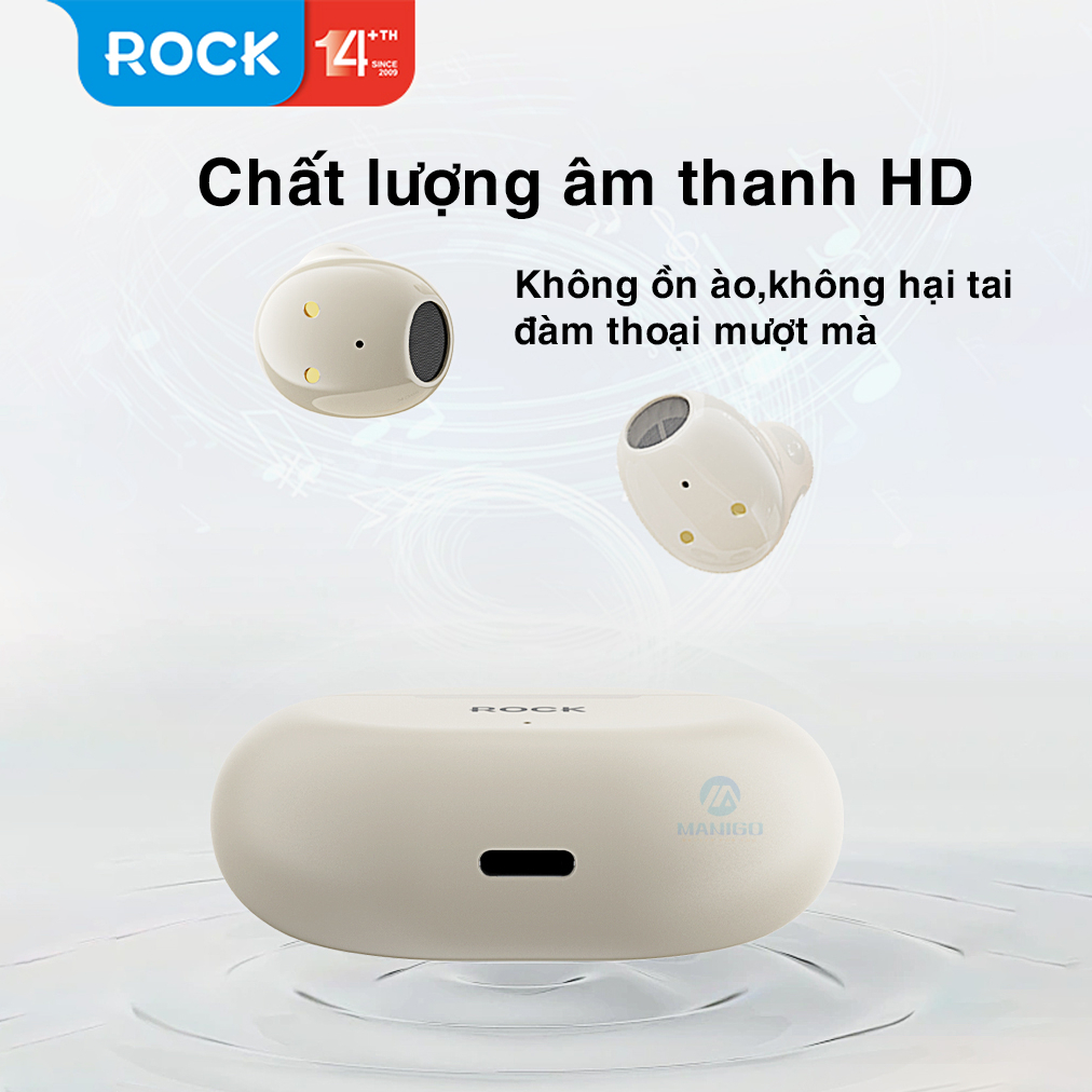 Tai nghe bluetooth không dây nhét tai Rockspace EB900 TWS có mic hàng chính hãng bảo hành 12 tháng | BigBuy360 - bigbuy360.vn