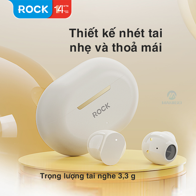 Tai nghe bluetooth không dây nhét tai Rockspace EB900 TWS có mic hàng chính hãng bảo hành 12 tháng | BigBuy360 - bigbuy360.vn