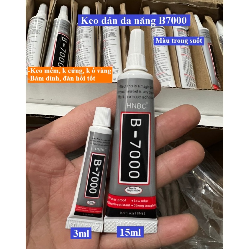 Keo dán đa năng B7000 | 3ml | 15ml