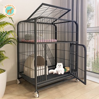 🐈Dogelsy🐕 chuồng chó lớn lồng mèo 2 tầng iện lợi chó mèo quá khổ chuồng chó vuông cao cấp chuồng mèo 3 tầng