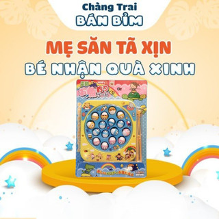 Bộ câu cá bấm nhạc cho bé - Quà tặng Chàng trai bán bỉm