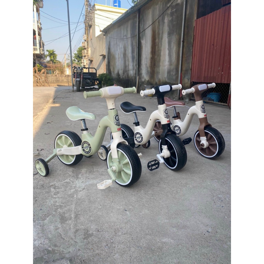 Xe đạp 3 bánh cho bé - Xe chòi chân 3 bánh thăng bằng 3in1