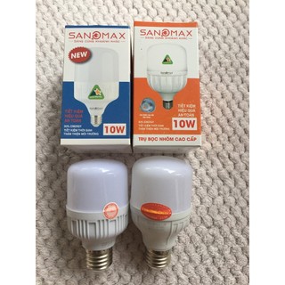 Bóng đèn led bulb trụ tiết kiệm điện 10W Sanomax