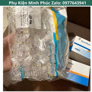 Hạt mạng Rj45 AMP Chính Hãng (100 hạt/ hộp)