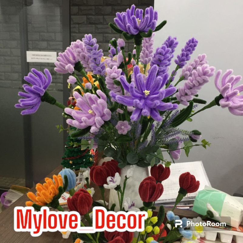 Nhụy hoa nhị hoa giả làm đồ handmade dài 6_7cm,Nhị hoa , phụ kiện làm hoa trang trí handmade