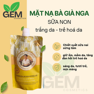 Mặt nạ khoáng sữa non bà già nga agafia