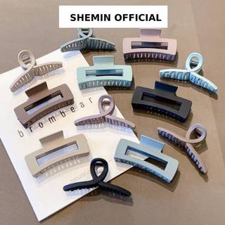 Kẹp Tóc Càng Cua Móng Vuốt Cỡ Lớn 11cm Màu Đục Thời Trang Phong Cách Hàn Quốc Cho Nữ SHEMIN