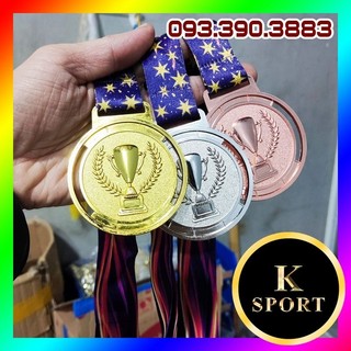 [ĐỘC QUYỀN - DUY NHẤT-MIỄN PHÍ DECAL GIẤY SLL] Huy chương thể thao bóng đá, bóng chuyền, bóng rổ, khen thưởng vinh danh