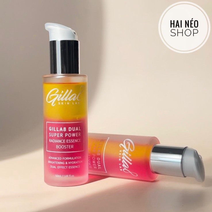 Tinh chất 5% Arbutin, Niacinamide & Vitamin C ức chế Melanin, mờ sạm nám, trắng da bật tone GILLA8 Dual