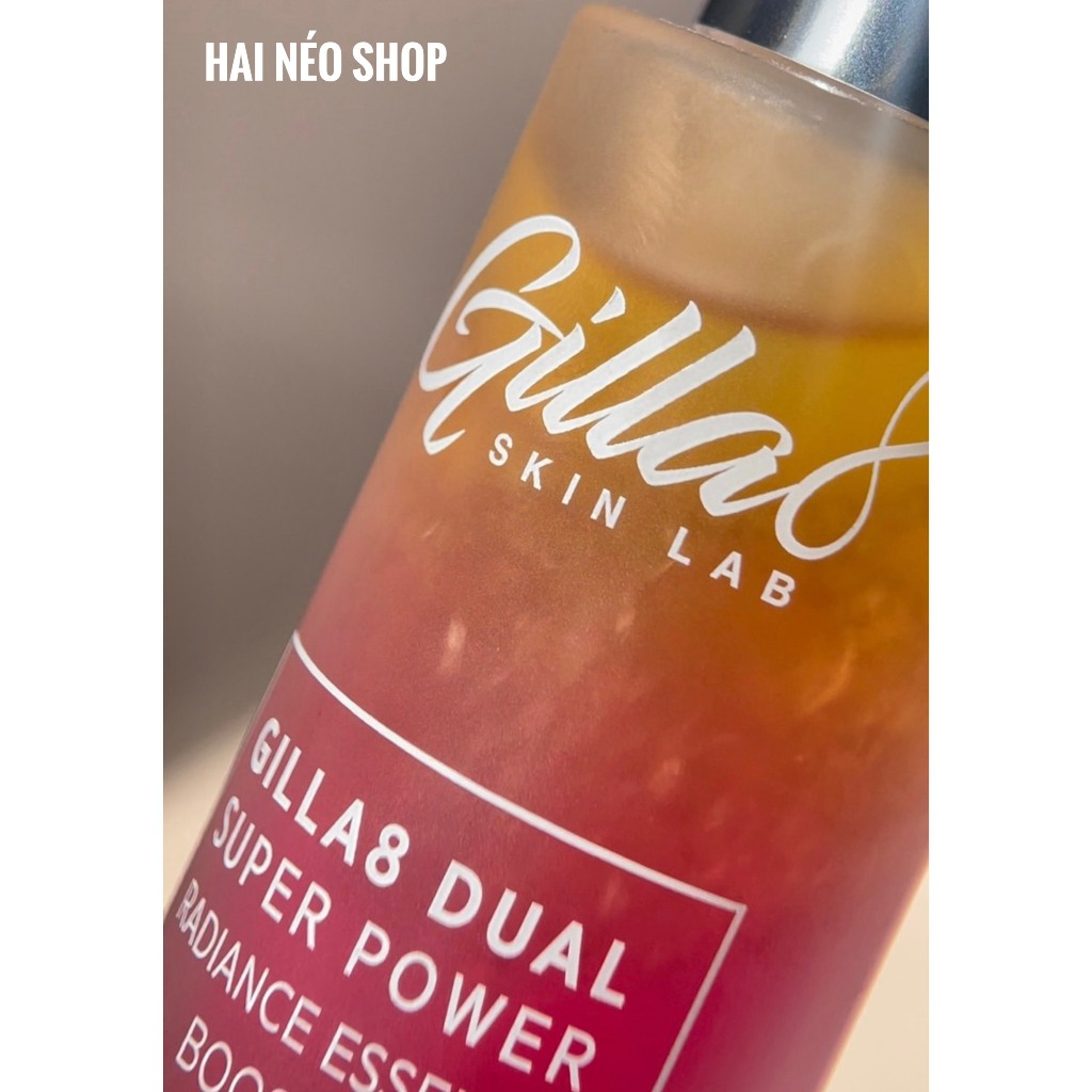 Tinh chất 5% Arbutin, Niacinamide & Vitamin C ức chế Melanin, mờ sạm nám, trắng da bật tone GILLA8 Dual