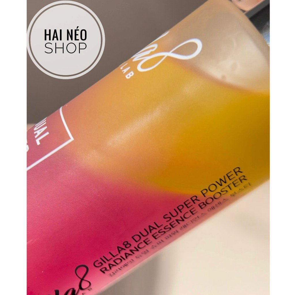 Tinh chất 5% Arbutin, Niacinamide & Vitamin C ức chế Melanin, mờ sạm nám, trắng da bật tone GILLA8 Dual