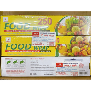 Màng bọc thực phẩm tomato 250 size 30 cm
