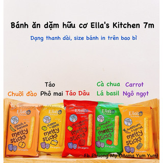 Date 12/24-2/2025 Bánh ăn dặm Ella’s Kitchen Melty sticks cho bé 7 tháng UK