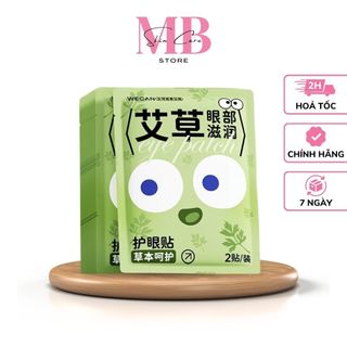 Túi 30 Miếng Mặt Nạ Mắt Lạnh WECAN (15 Cặp) Miếng Dán Mắt Thảo Dược Ngải Cứu Lutein Giúp Giảm Mỏi Mắt, Thâm Quầng Mắt