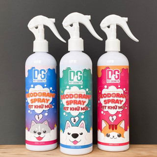 Xịt Khử Mùi Khử Khuẩn Cho Chó Mèo DG Pet 400ml