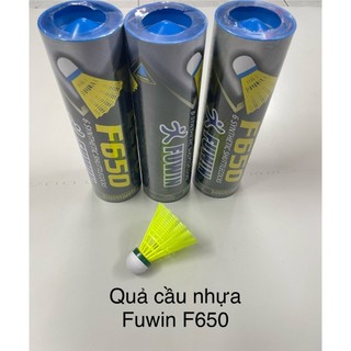 Quả cầu lông bằng nhựa siêu bền fuwin f650 luyện tập trong và ngoài nhà