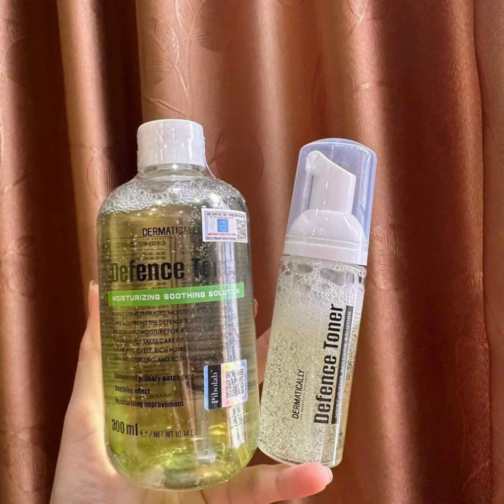 Vỏ chai xịt tạo bọt toner  dermatically