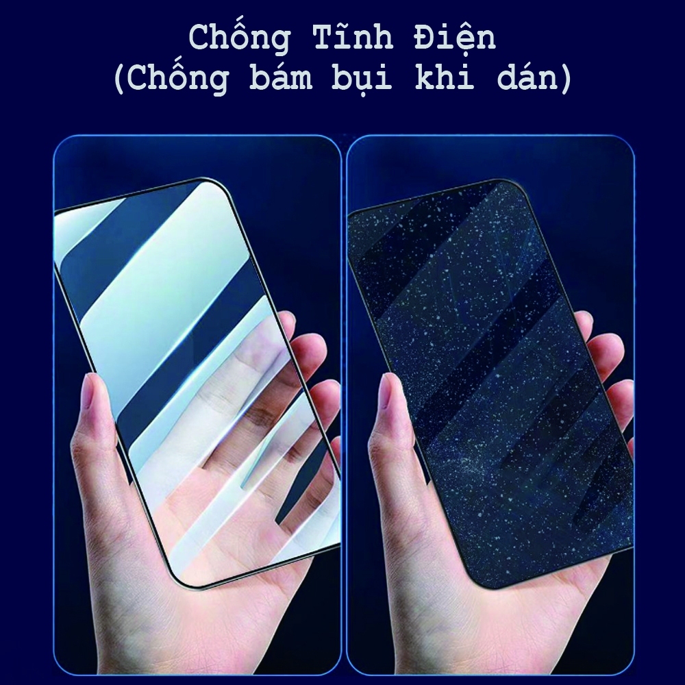 [Dành cho iPhone] Kính cường lực KingKong Super Glass ESD tĩnh điện, viền cong 3D, độ cứng 9H+, siêu trong, siêu muợt