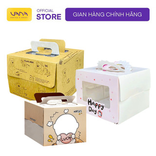 HỘP CARTON BÌA CỨNG ĐỰNG BÁNH GATO, HỘP BÁNH SINH NHẬT, HỘP BENTO MINI TAY XÁCH NHIỀU MẪU ĐỦ SIZE