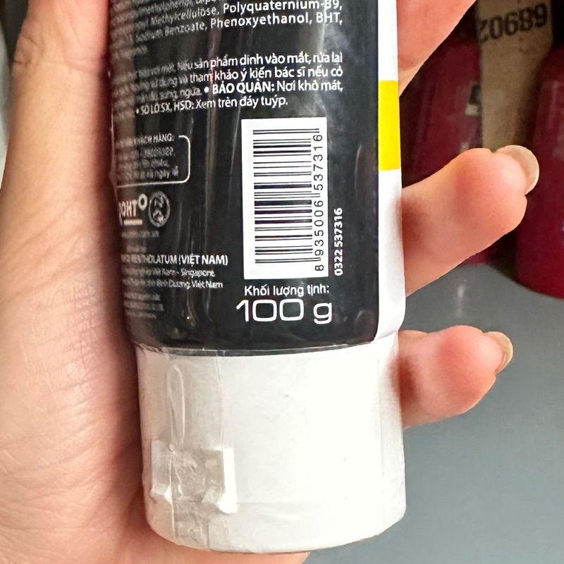 Sữa rửa mặt Oxy sáng da không căng da 100g