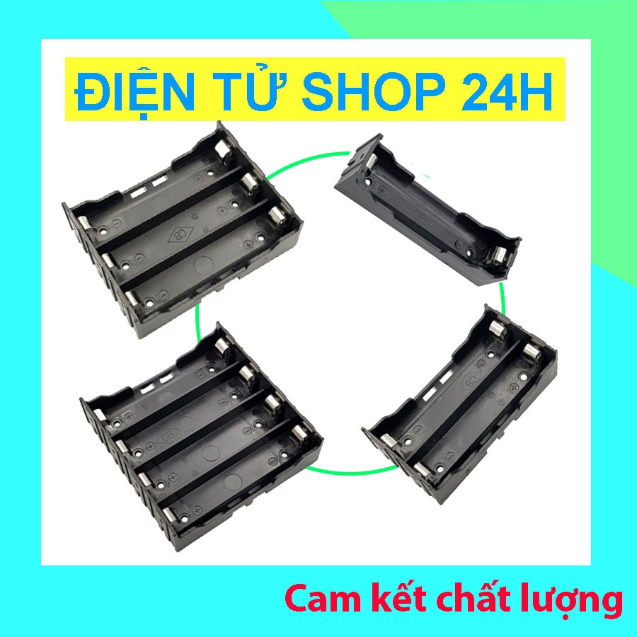 Đế pin 18650 hàn PCB - Đế Hàn Cell Pin - Đế Pin 1/2/3/4Cell
