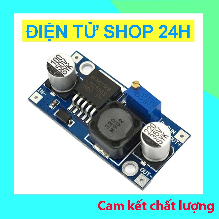 Mạch Giảm Áp DC LM2596s 3A - Mạch hạ áp - mạch chỉnh điện áp