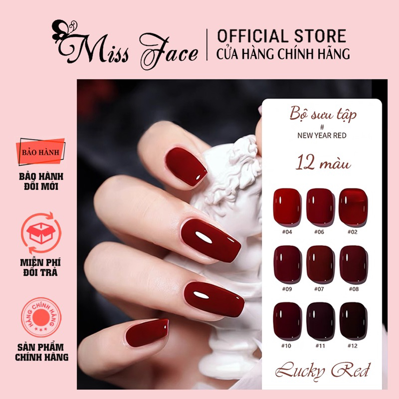 Sơn Đỏ Cherry - sơn Đỏ Mận - Đỏ Đô - Sơn gel Đỏ cao cấp