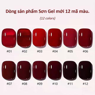 Sơn Đỏ Cherry - sơn Đỏ Mận - Đỏ Đô - Sơn gel Đỏ cao cấp