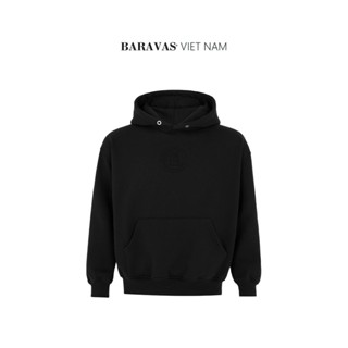  Áo Hoodie Baravas "LOGO" Signature   Black - Version Premium 