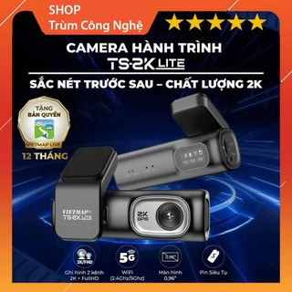 Camera hành trình Vietmap TS-2K Lite Ghi hình trước sau, Tặng bản đồ Vietmap Lite