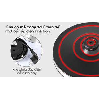 Bình đun siêu tốc Hafele 1 lít T-9017 (535.43.730) Mới 100%