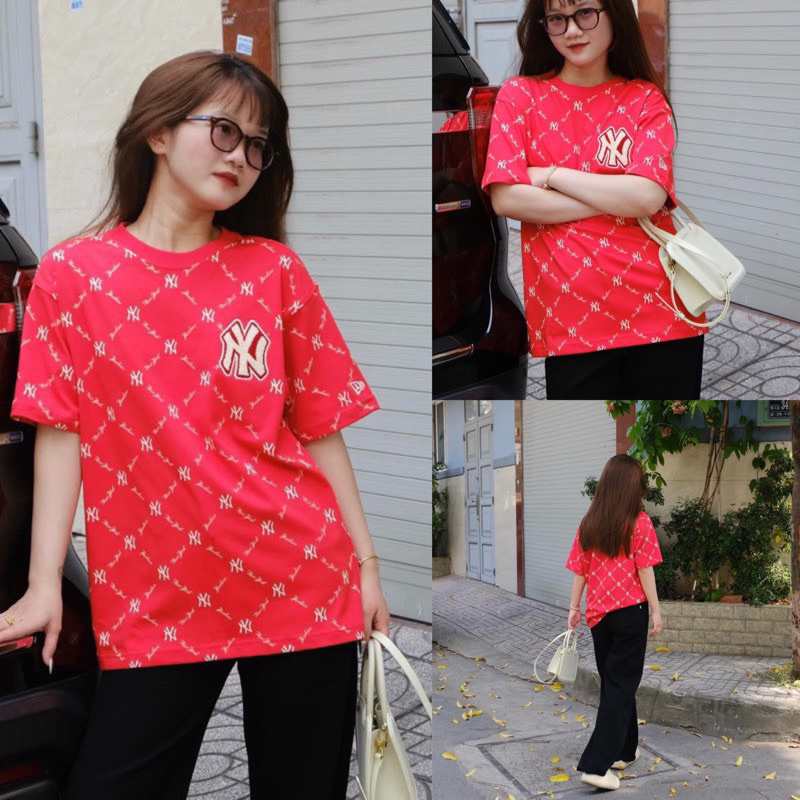 | ẢNH THẬT | Áo phông ml // b monogram logo thêu from nam nữ