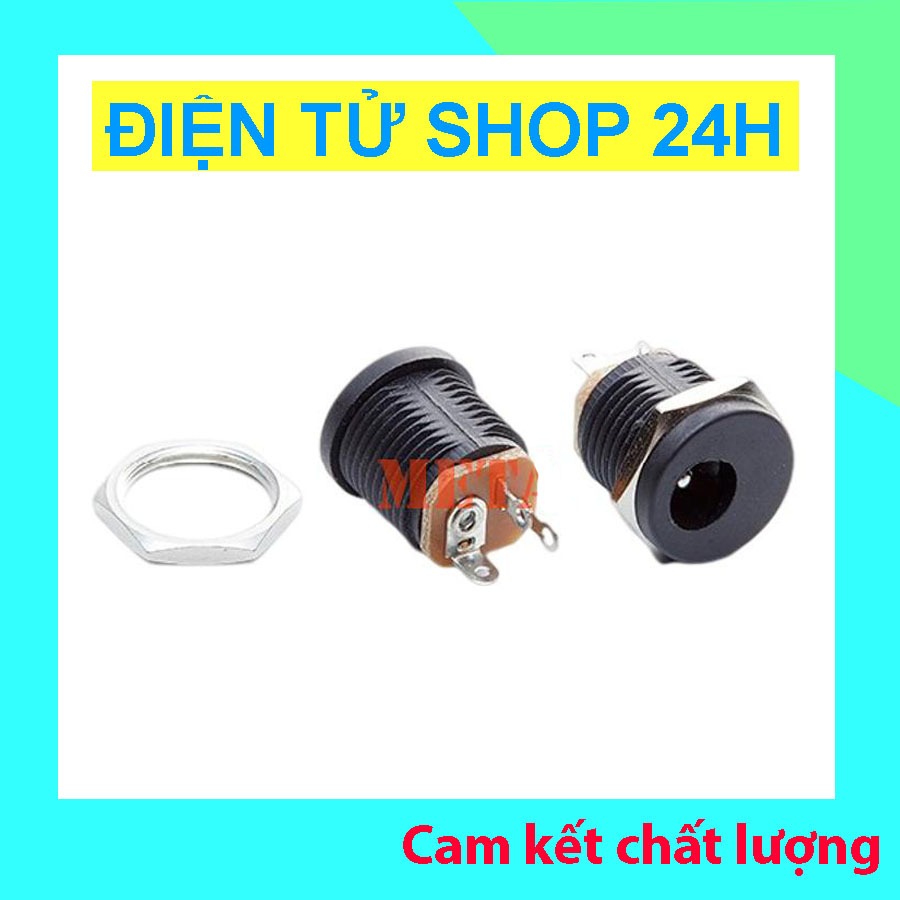 Jack DC Cái - Jack dc 5.5x2.1mm - Jack Nguồn DC