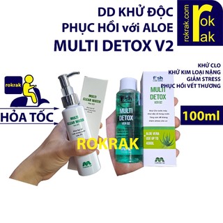 Multi Detox | Multi Clear Water dung dịch khử nước, giảm stress cá và làm trong nước