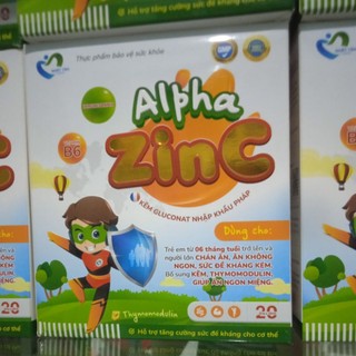 Siro ZinC tăng sức đề kháng(20ống)