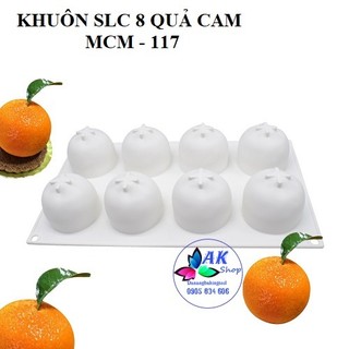 KHUÔN SILICON 8 QUẢ CAM / 2504.014