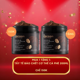 Tẩy da chết cơ thể cà phê Đắk Lắk Cocoon 200ml