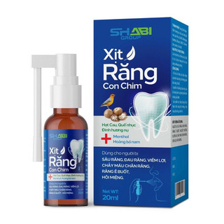 Xịt Răng Con Chim Dùng cho người bị sâu răng, đau răng, viêm lợi, chảy máu chân răng, răng ê buốt, hôi miệng