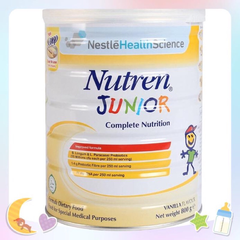 Sữa Bột Nutren Junior 800g -Thuỵ Sỹ Date 12 2024