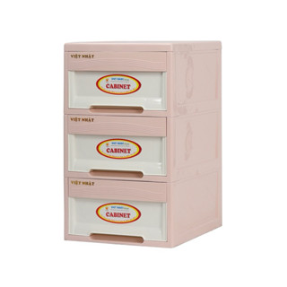 Tủ nhựa để đầu giường 3 tầng Việt Nhật 40x59x67cm