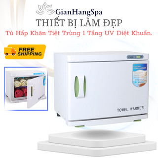Tủ hấp khăn tiệt trùng 1 tầng towel warmer rtd-23a có đèn uv diệt khuẩn.