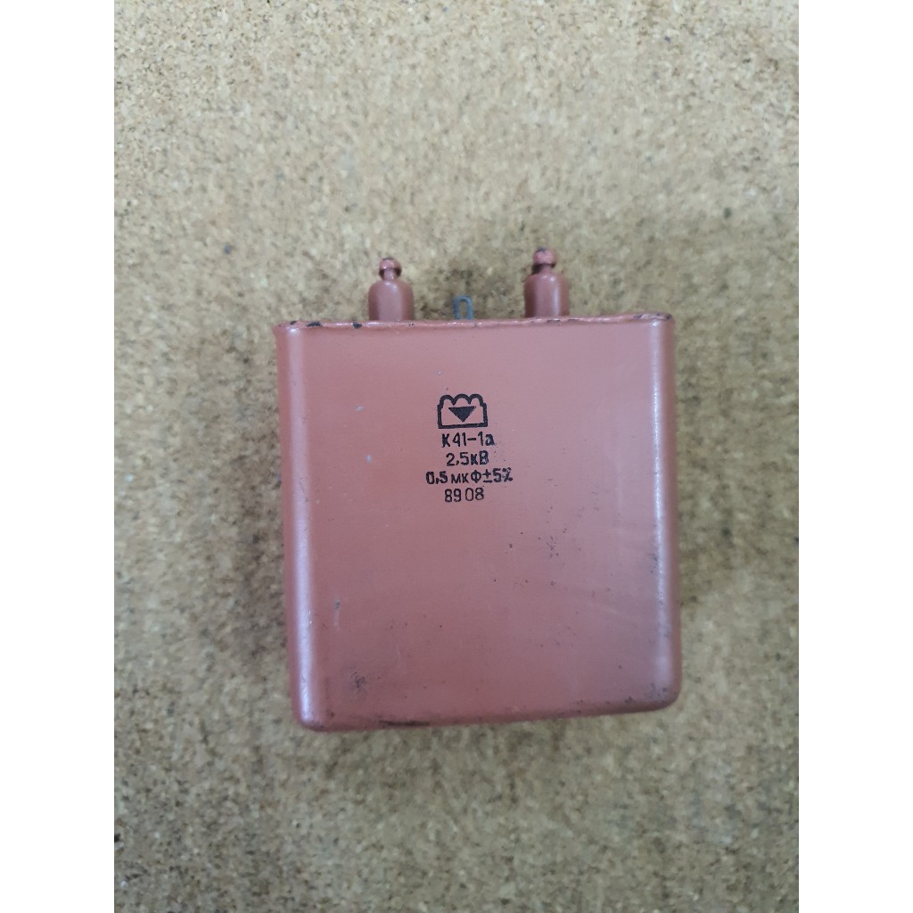 Tụ dầu Nga 2,5Kv - 0,5Mi. Made in CCCP. Giá Tốt Nhất Thị Trường Shop Cam Kết Chuẩn Hàng Liên Xô